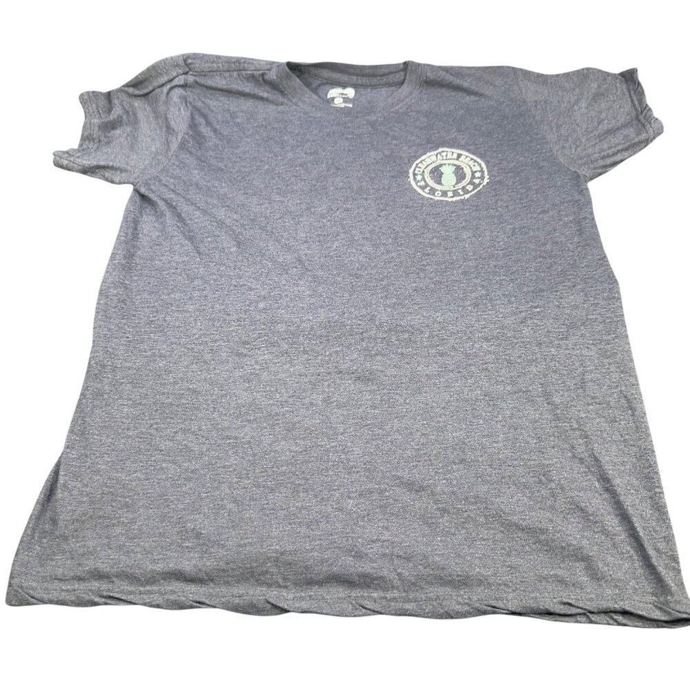 Surf Style Womens Size Medium Tee Shirt Clearwater Beach Florida Graphic Gray